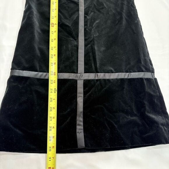 Florence Eiseman Girls Velvet Dress Size 12 Black Holiday Formal Designer - Picture 9 of 9